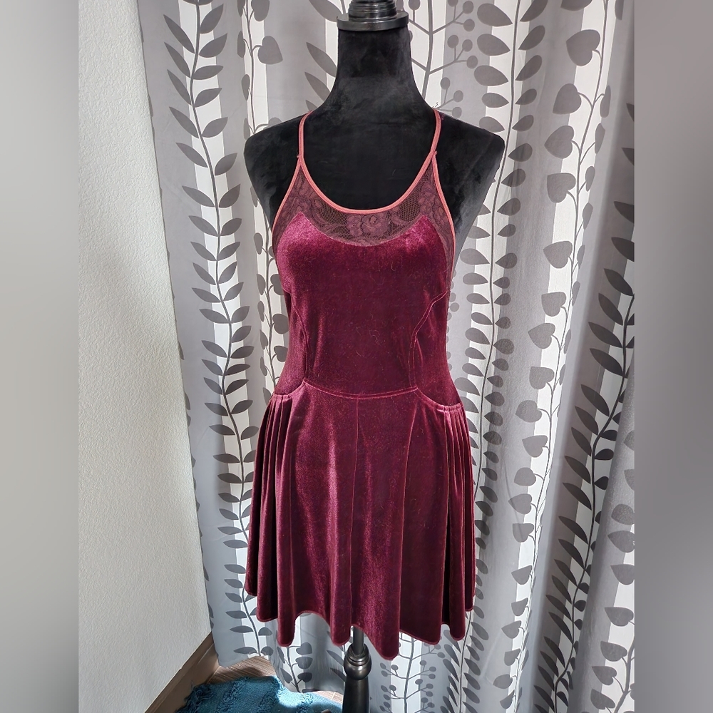 Free people velvet dress